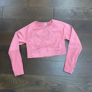 Cropped athletic top